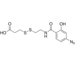 (p-Azidosalicylamido)ethyl-1,3&prime;-dithiopropionic Acid (CAS 107426-70-0) - chemical structure image