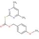 p-Methoxybenzyl S-(4,6-dimethylpyrimidin-2-yl) thiocarbonate (CAS 41840-29-3) - chemical structure image