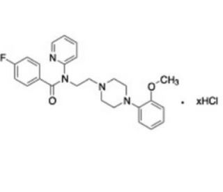 p-MPPF Hydrochloride (CAS 223699-41-0) - chemical structure image