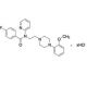 p-MPPF Hydrochloride (CAS 223699-41-0) - chemical structure image