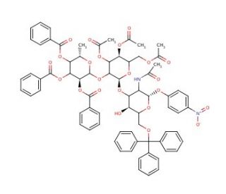 p-Nitrophenyl 2-Acetamido-2-deoxy-3-O-[2&prime;-O-(2,3,4-tri-O-benzoyl-&alpha;-L-fucopyranosyl)-3&prime;,4&prime;,6&prime;-tri-O-acetyl-D-galactopyranosyl]