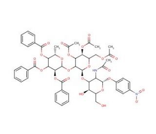 p-Nitrophenyl 2-Acetamido-2-deoxy-3-O-[2&prime;-O-(2,3,4-tri-O-benzoyl-&alpha;-L-fucopyranosyl)-3&prime;,4&prime;,6&prime;-tri-O-acetyl-D-galactopyranosyl]