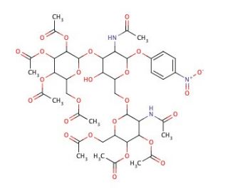 p-Nitrophenyl 2-Acetamido-6-O-(2-acetamido-3,4,6-tri-O-acetyl-2-deoxy-&beta;-D-glucopyranosyl)-2-deoxy-3-O-(2,3,4,6-tetra-O-acetyl