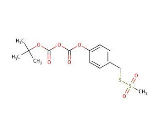 p-O-t-Boc-benzylmethanethiosulfonate - chemical structure image