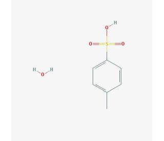 p-Toluenesulfonic acid monohydrate (CAS 6192-52-5) - chemical structure image