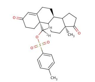 p-Toluenesulfonyloxyandrost-4-ene-3,17-dione-19-d2 (CAS 71995-65-8) - chemical structure image