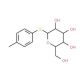 p-Tolyl 1-thio-β-D-glucopyranoside (CAS 1152-39-2) - chemical structure image