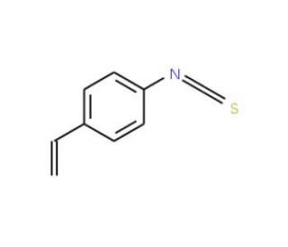 p-Vinylphenyl isothiocyanate (CAS 1520-20-3) - chemical structure image