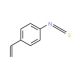p-Vinylphenyl isothiocyanate (CAS 1520-20-3) - chemical structure image