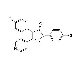 p38 MAP Kinase Inhibitor (CAS 219138-24-6) - chemical structure image