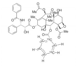 Paclitaxel-13C6 - chemical structure image