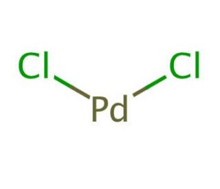 Palladium(II) chloride (CAS 7647-10-1) - chemical structure image