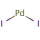 Palladium(II) iodide (CAS 7790-38-7) - chemical structure image