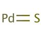 Palladium(II) sulfide (CAS 12125-22-3) - chemical structure image