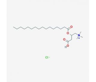 Palmitoyl-DL-carnitine chloride (CAS 6865-14-1) - chemical structure image