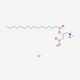 Palmitoyl-DL-carnitine chloride (CAS 6865-14-1) - chemical structure image