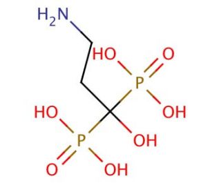 Pamidronic acid (CAS 40391-99-9) - chemical structure image