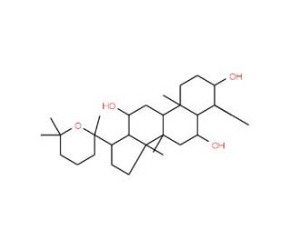 Panaxatriol (CAS 32791-84-7) - chemical structure image