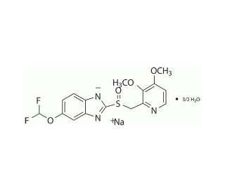 Pantoprazole Sodium (CAS 138786-67-1) - chemical structure image