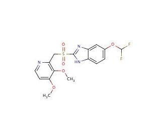 Pantoprazole Sulfone (CAS 127780-16-9) - chemical structure image