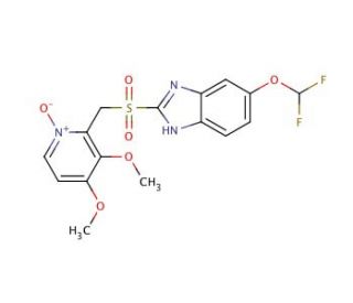 Pantoprazole Sulfone N-Oxide (CAS 953787-55-8) - chemical structure image