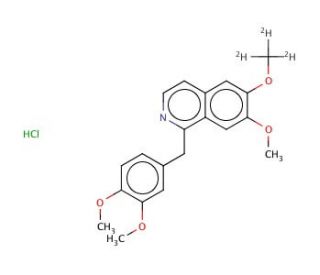 Papaverine-d3 Hydrochloride (CAS 113718-66-4) - chemical structure image