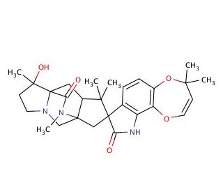 Paraherquamide A (CAS 77392-58-6) - chemical structure image