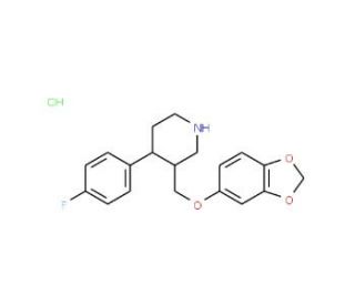 Paroxetine HCl (CAS 78246-49-8) - chemical structure image