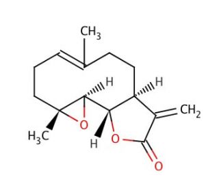 Parthenolide (CAS 20554-84-1) - chemical structure image