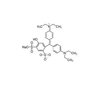 Patent blue V sodium salt (CAS 20262-76-4) - chemical structure image