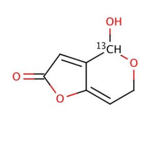 Patulin-13C3 (CAS 748133-69-9) - chemical structure image