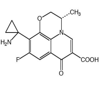 Pazufloxacin Mesylate (CAS 163680-77-1) - chemical structure image