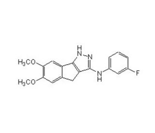 PDGFR Tyrosine Kinase Inhibitor IV (CAS 627518-40-5) - chemical structure image