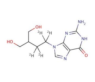 Penciclovir-d4 (CAS 1020719-72-5) - chemical structure image