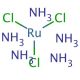 Pentaamminechlororuthenium(III) chloride (CAS 18532-87-1) - chemical structure image