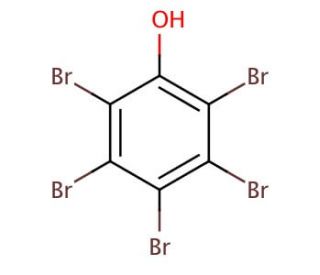 Pentabromophenol (CAS 608-71-9) - chemical structure image