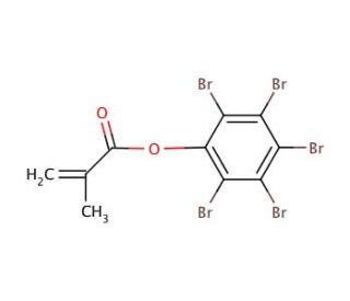 Pentabromophenyl methacrylate (CAS 18967-31-2) - chemical structure image