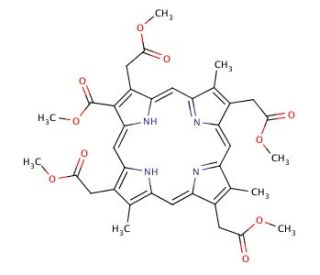 Pentacarboxylporphyrin I pentamethyl ester (CAS 885267-26-5) - chemical structure image