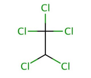 Pentachloroethane (CAS 76-01-7) - chemical structure image