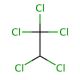 Pentachloroethane 的分子结构, CAS编号: 76-01-7 Pentachloroethane (CAS 76-01-7) - chemical structure image