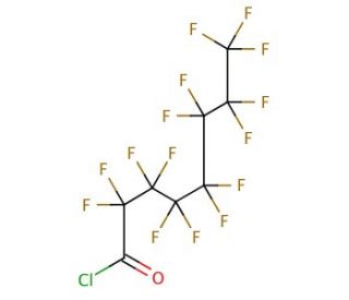 Pentadecafluorooctanoyl chloride (CAS 335-64-8) - chemical structure image