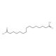 Pentadecanedioic acid (CAS 1460-18-0) - chemical structure image