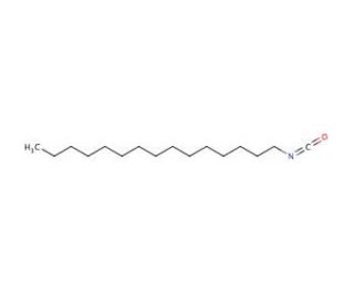 Pentadecyl isocyanate (CAS 39633-51-7) - chemical structure image