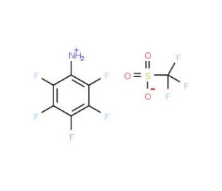 Pentafluoroanilinium Trifluoromethanesulfonate (CAS 912823-79-1) - chemical structure image
