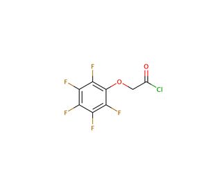 (Pentafluorophenoxy)acetyl chloride (CAS 55502-53-9) - chemical structure image