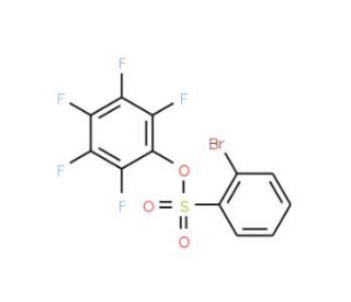 Pentafluorophenyl 2-bromo-benzenesulfonate - chemical structure image