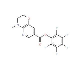 Pentafluorophenyl 3,4-dihydro-4-methyl-2H-pyrido[3,2-b][1,4]oxazine-7-carboxylate (CAS 921938-83-2) - chemical structure imag