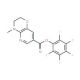 Pentafluorophenyl 3,4-dihydro-4-methyl-2H-pyrido[3,2-b][1,4]oxazine-7-carboxylate (CAS 921938-83-2) - chemical structure imag