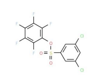 Pentafluorophenyl 3,5-dichloro-benzenesulfonate - chemical structure image