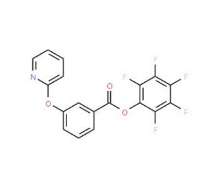Pentafluorophenyl 3-(pyridin-2-yloxy)benzoate (CAS 921938-61-6) - chemical structure image